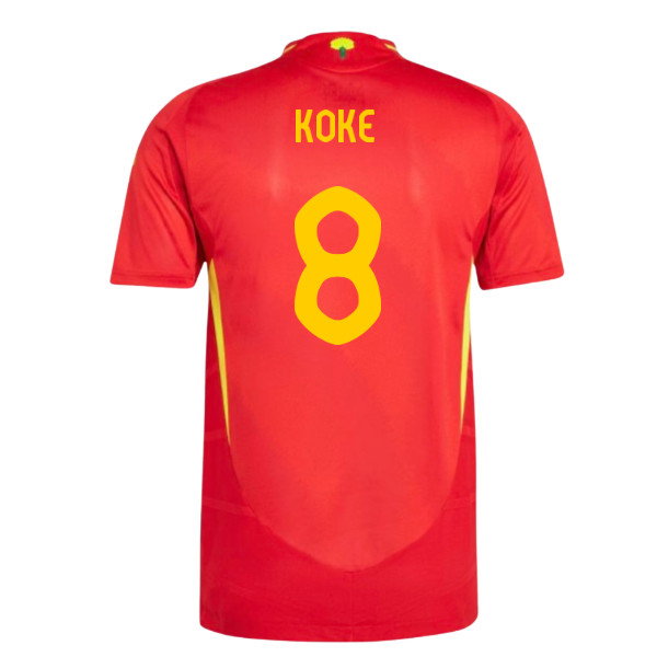 2024-2025 Spain Authentic Home Shirt (Koke 8)-PitchVibe Kits